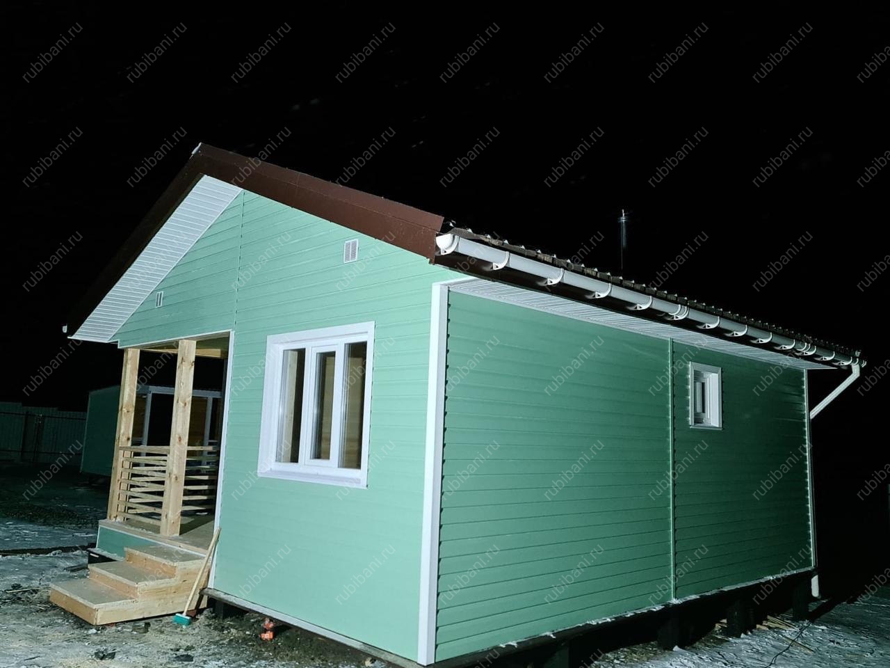 Баня из бруса 6х8 Проект Б-81 — фото 4 Баня из бруса 6х8 Проект Б-81 — фото 4