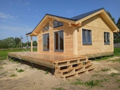 Баня из бруса 9×10 (Б-156), 72 м²
