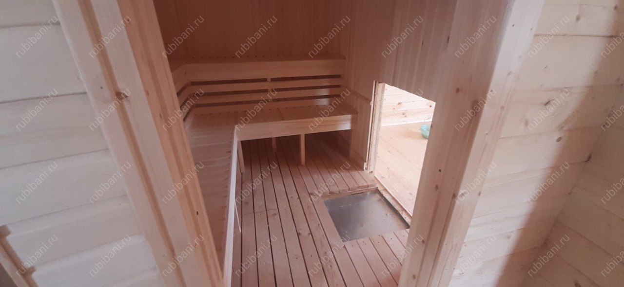 Дом-баня из бруса 6х8 под ключ — фото 8 Дом-баня из бруса 6х8 под ключ — фото 8