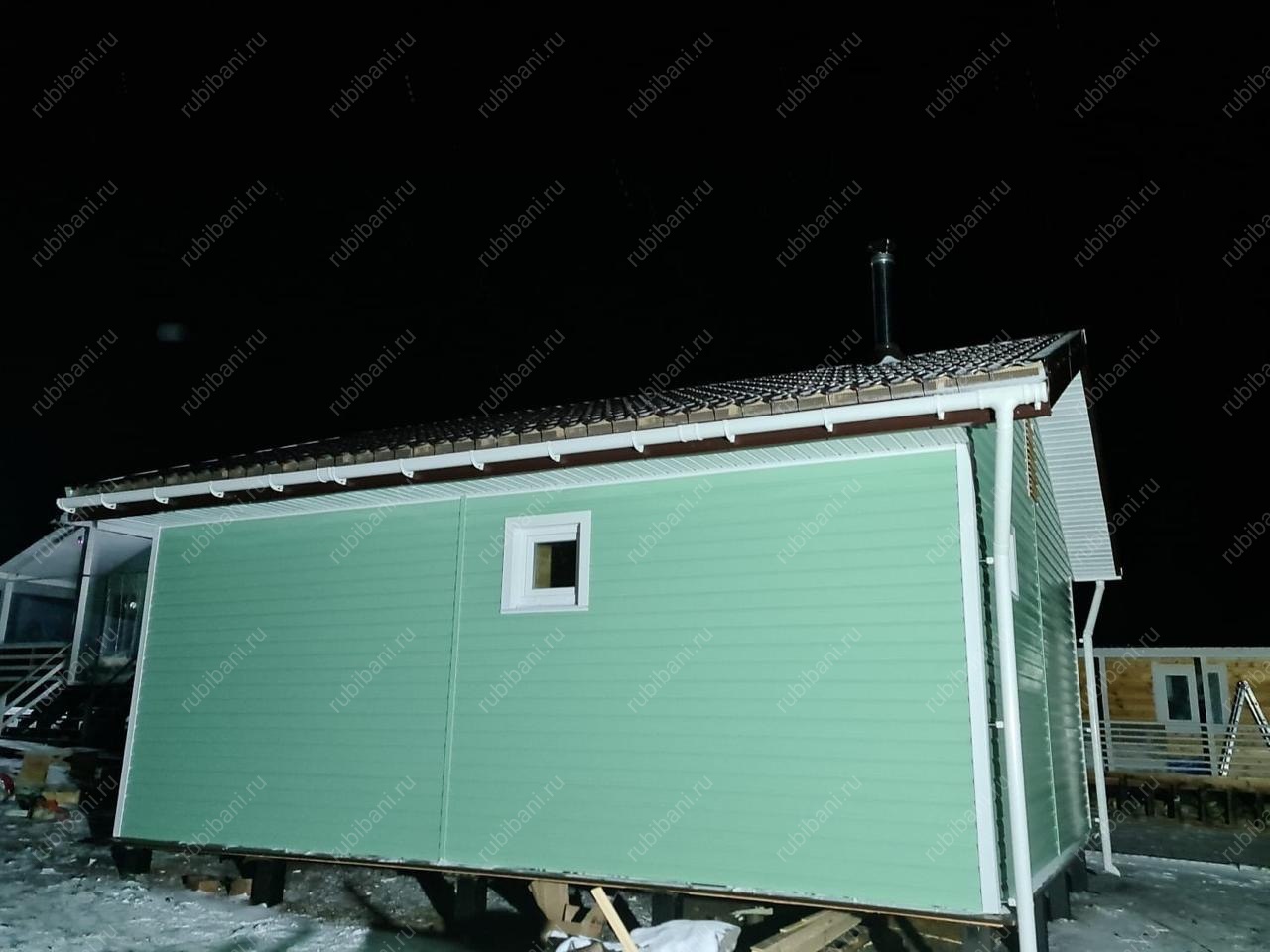 Баня из бруса 6х8 Проект Б-81 — фото 13 Баня из бруса 6х8 Проект Б-81 — фото 13