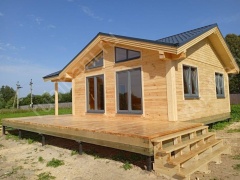 Баня из бруса 9×10 (Б-156), 72 м²