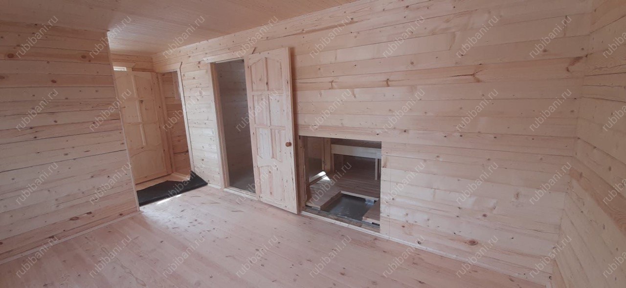 Дом-баня из бруса 6х8 под ключ — фото 6 Дом-баня из бруса 6х8 под ключ — фото 6