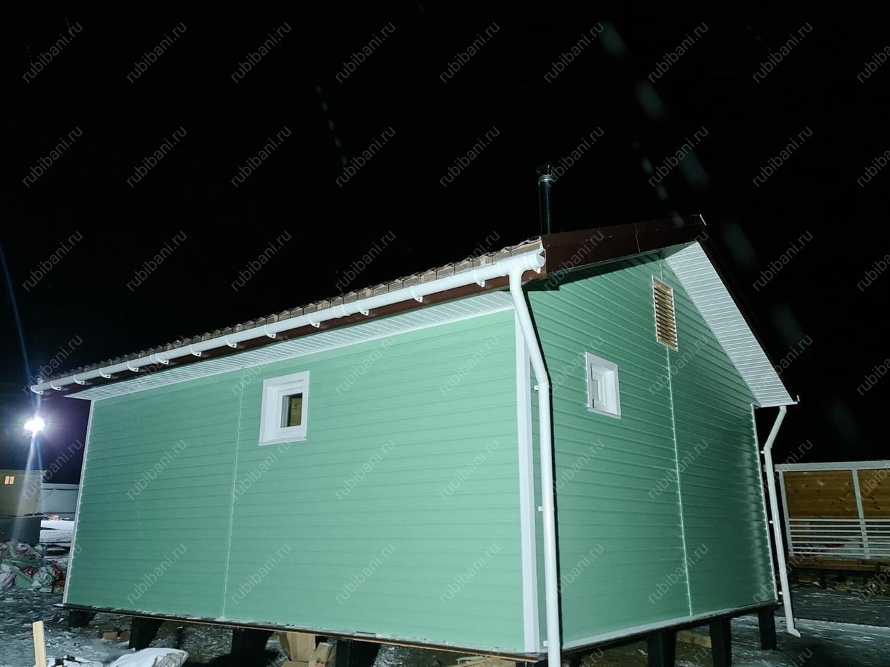 Баня из бруса 6х8 Проект Б-81 — фото 8 Баня из бруса 6х8 Проект Б-81 — фото 8