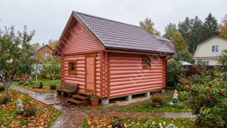 Баня 4×5 м, 20 м²