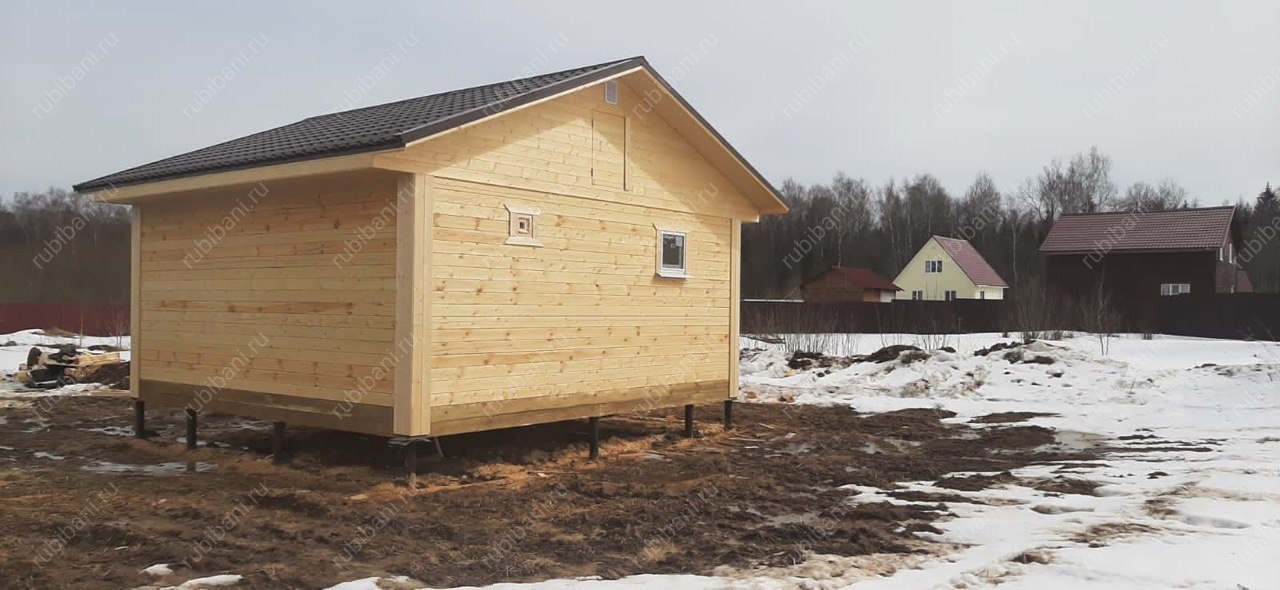 Дом-баня из бруса 6х8 под ключ — фото 4 Дом-баня из бруса 6х8 под ключ — фото 4