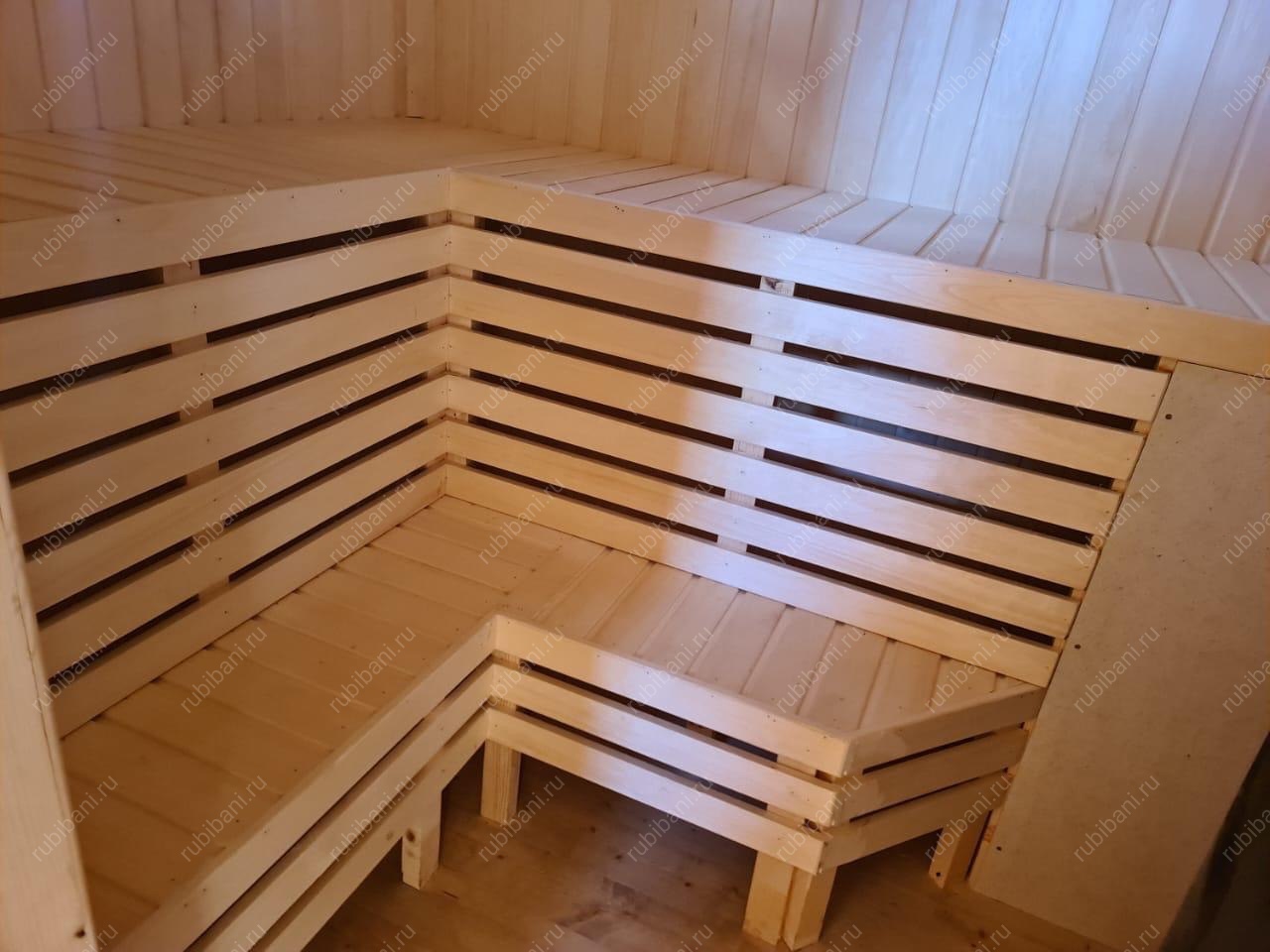 Баня под ключ  7х7 с крыльцом — фото 10 Баня под ключ  7х7 с крыльцом — фото 10