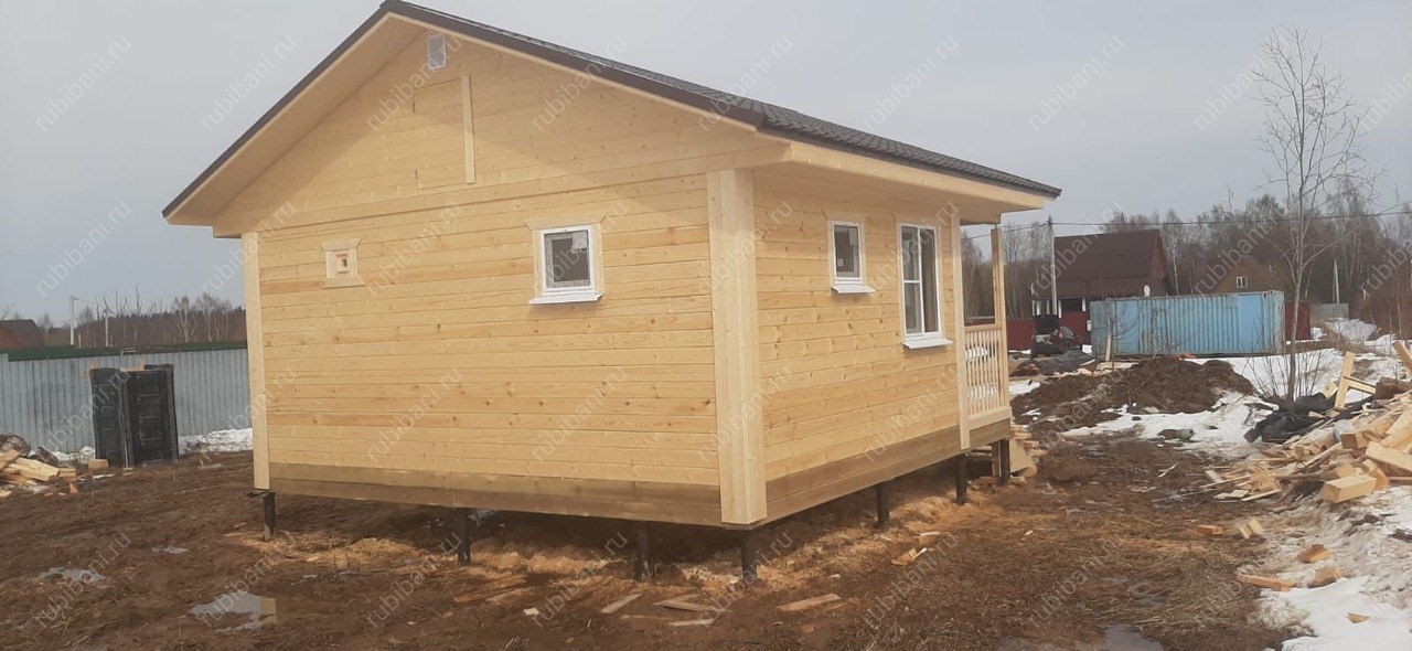 Дом-баня из бруса 6х8 под ключ — фото 3 Дом-баня из бруса 6х8 под ключ — фото 3