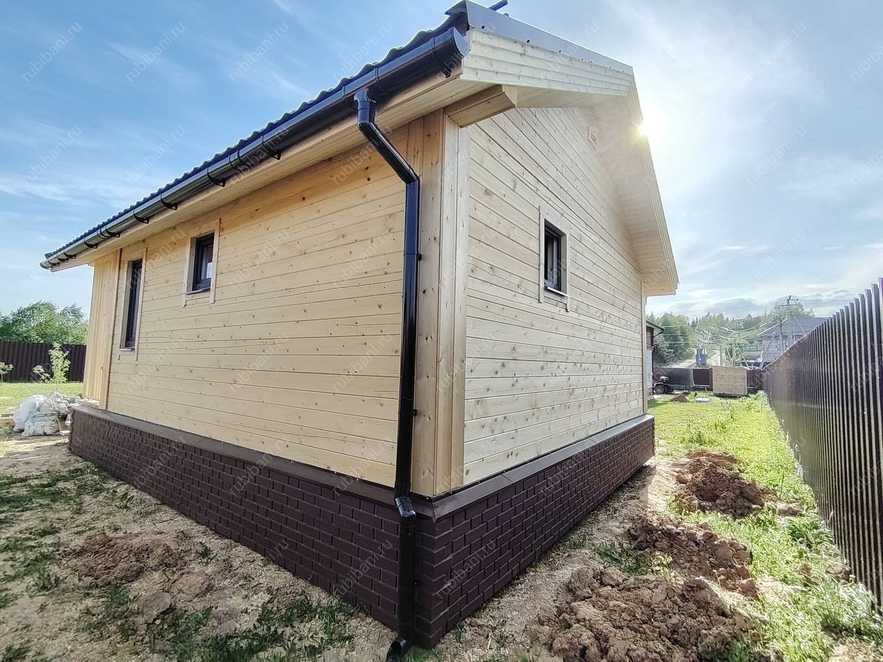 Баня из бруса 6х6 Проект Б-153 — фото 2 Баня из бруса 6х6 Проект Б-153 — фото 2