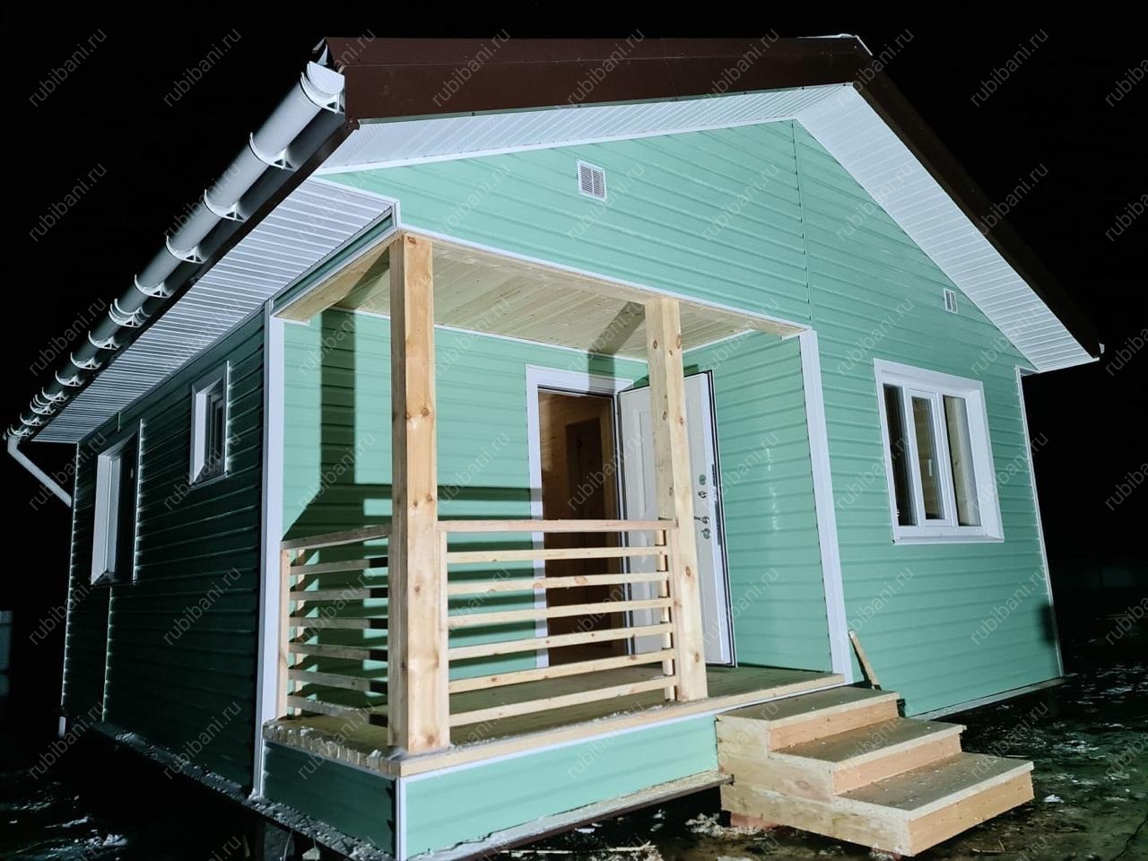 Баня из бруса 6х8 Проект Б-81 — фото 6 Баня из бруса 6х8 Проект Б-81 — фото 6