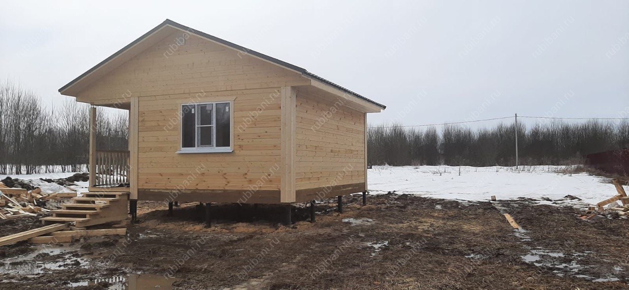 Дом-баня из бруса 6х8 под ключ — фото 2 Дом-баня из бруса 6х8 под ключ — фото 2