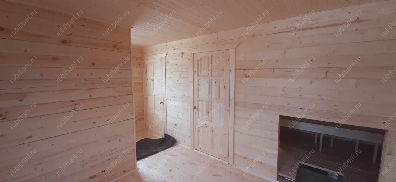 Дом-баня из бруса 6х8 под ключ — фото 9 Дом-баня из бруса 6х8 под ключ — фото 9