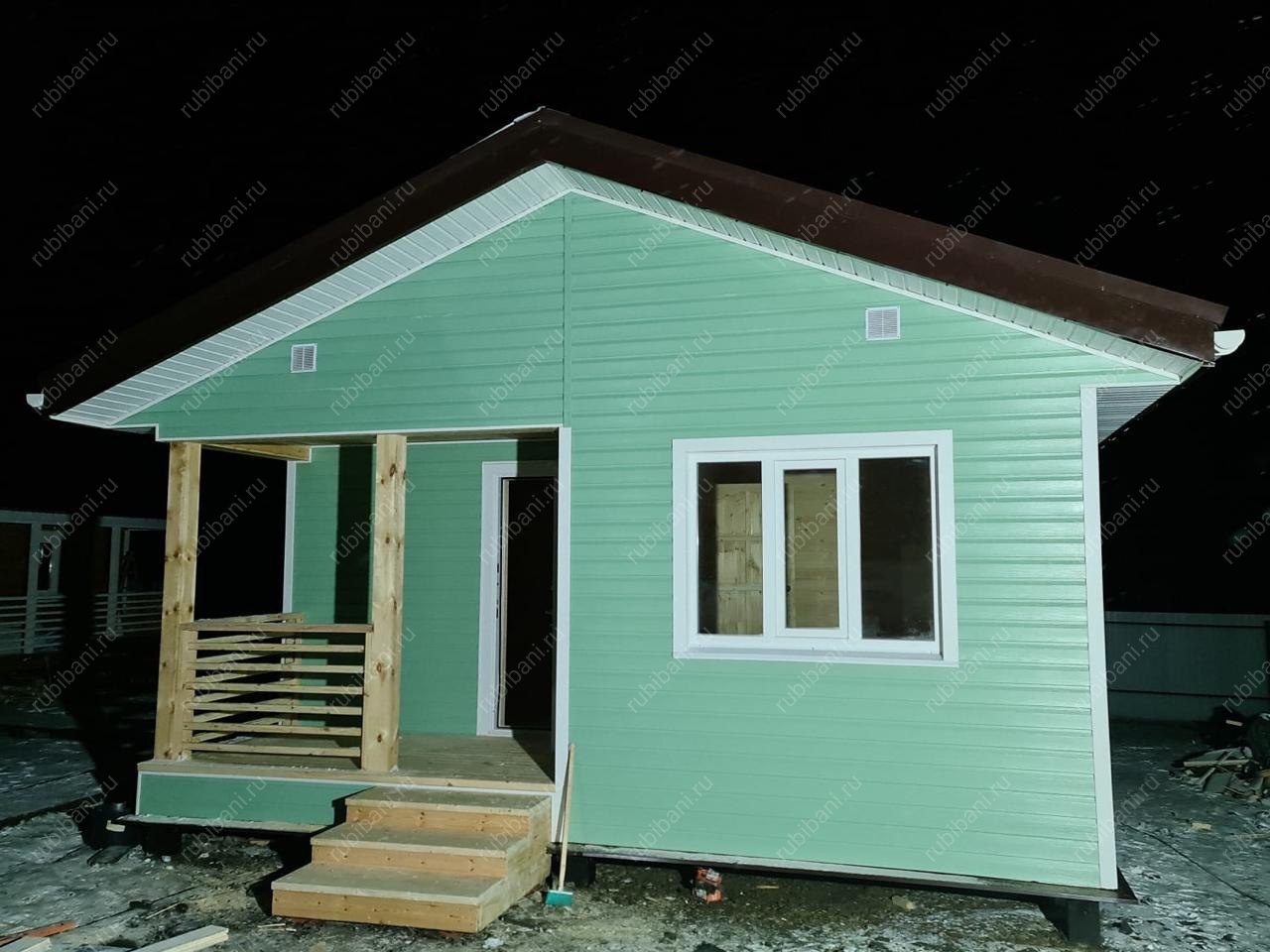 Баня из бруса 6х8 Проект Б-81 — фото 9 Баня из бруса 6х8 Проект Б-81 — фото 9