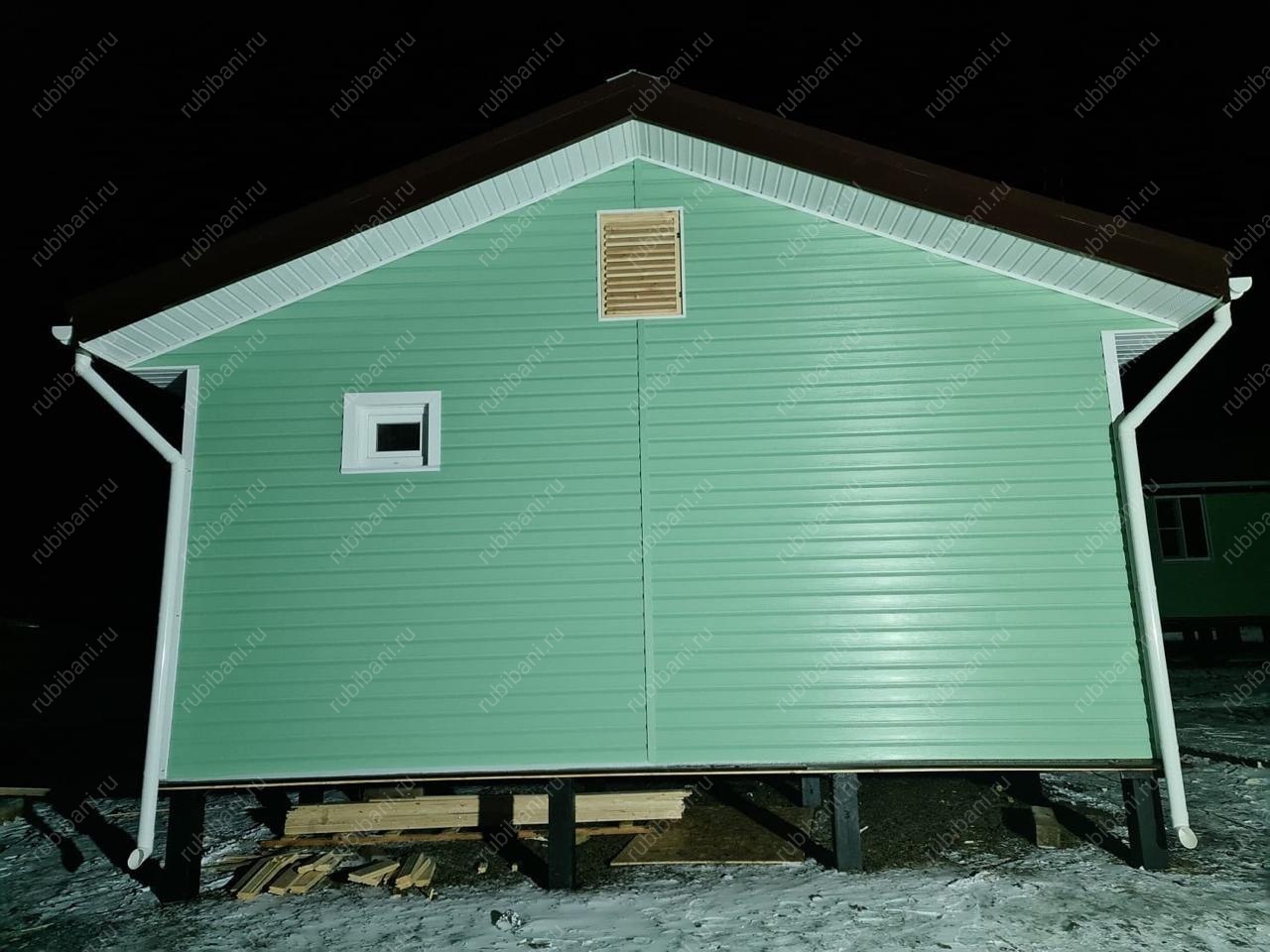 Баня из бруса 6х8 Проект Б-81 — фото 3 Баня из бруса 6х8 Проект Б-81 — фото 3