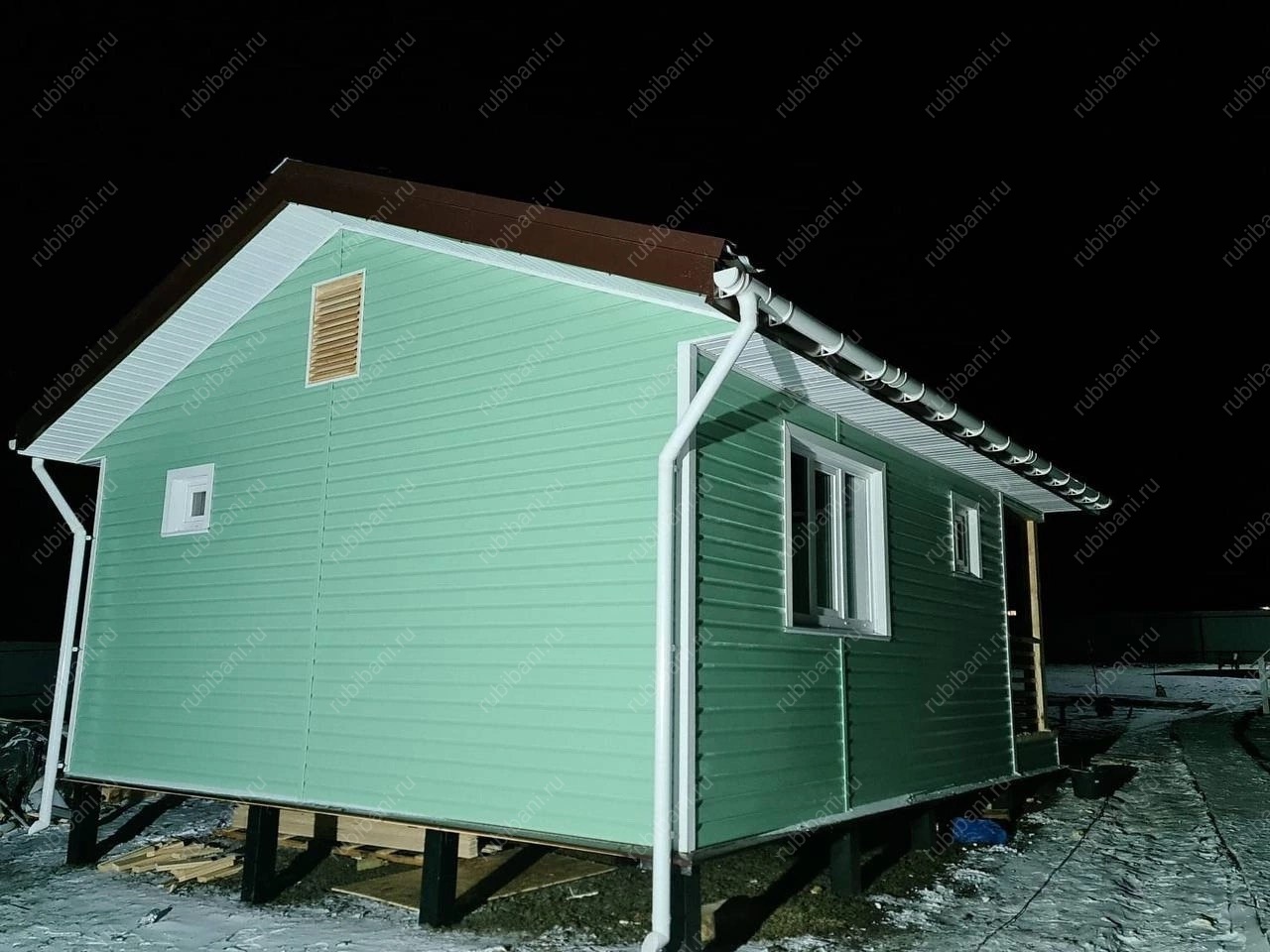 Баня из бруса 6х8 Проект Б-81 — фото 5 Баня из бруса 6х8 Проект Б-81 — фото 5