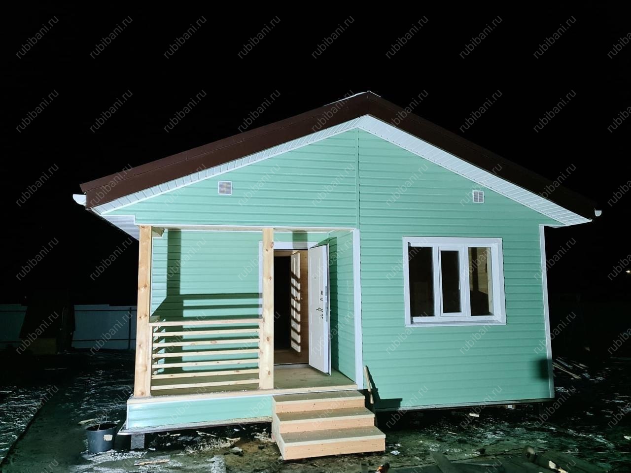 Баня из бруса 6х8 Проект Б-81 — фото 10 Баня из бруса 6х8 Проект Б-81 — фото 10