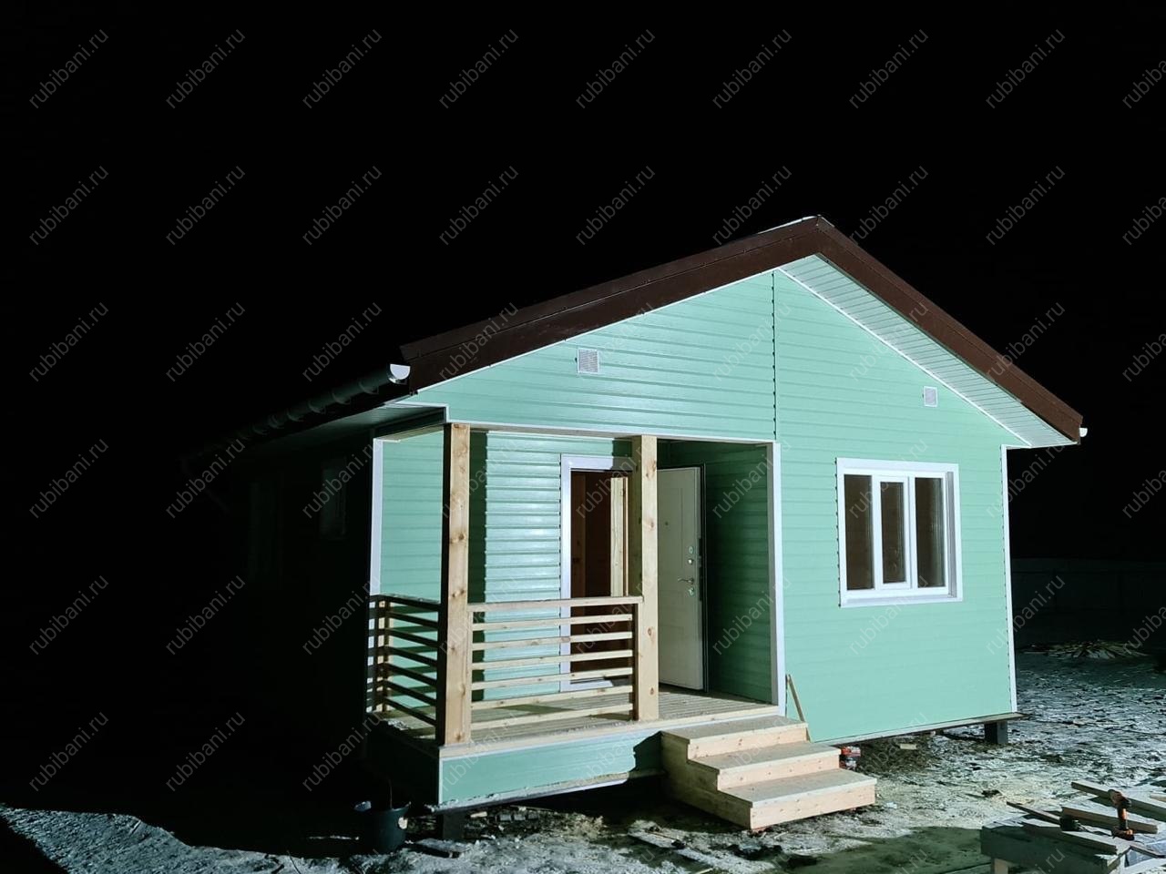 Баня из бруса 6х8 Проект Б-81 — фото 14 Баня из бруса 6х8 Проект Б-81 — фото 14